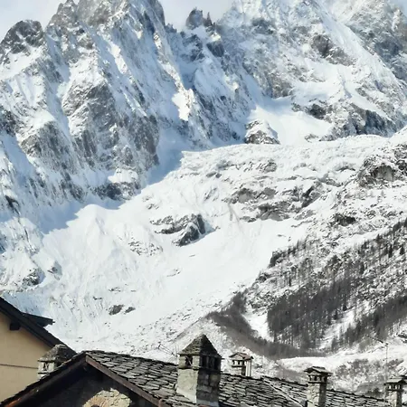 Bilocale Vista Monte Bianco Lejlighed Courmayeur